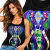 TANK TOP DAMSKI ZWIERZĘTA   SŁOŃ 3